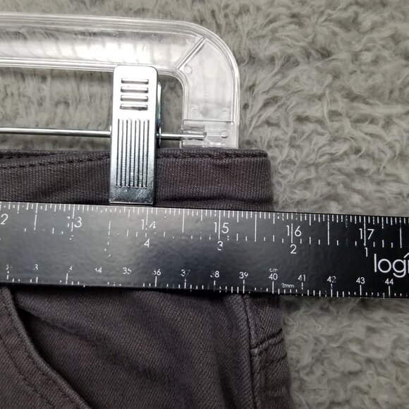 Democracy Jeans Womens 8 Flexellent Gray Stretch Mid Rise Cropped *Read* - Picture 7 of 12